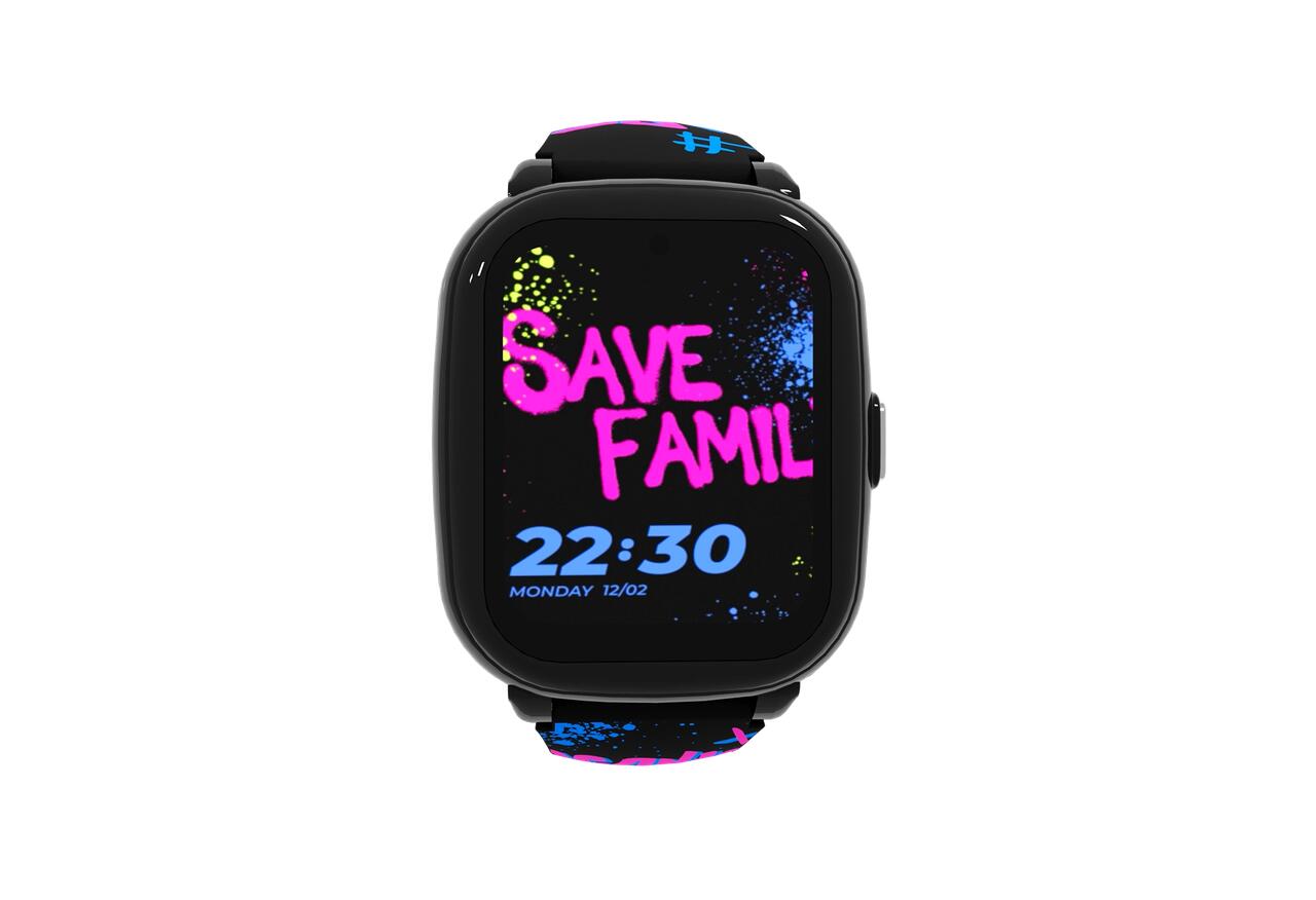 Bracelet en silicone imprimé style urbain SaveWatch ICONIC 2 Plus 2/5