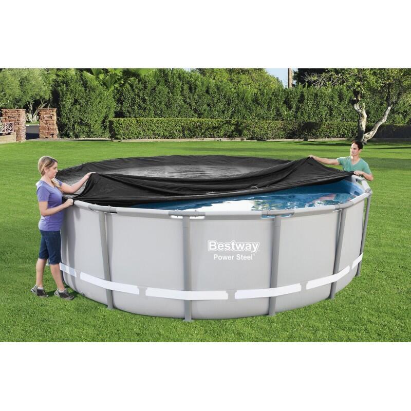 Bestway Bâche 4 saisons ronde 493 cm pour piscine ø460/488 cm 5/6