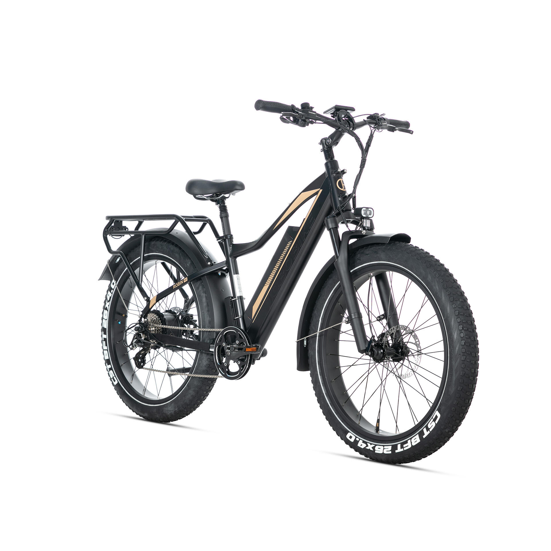 Horské elektrické kolo JOBOBIKE Robin Pro, baterie 48 V 20 Ah, 8 rychlostí 3/4