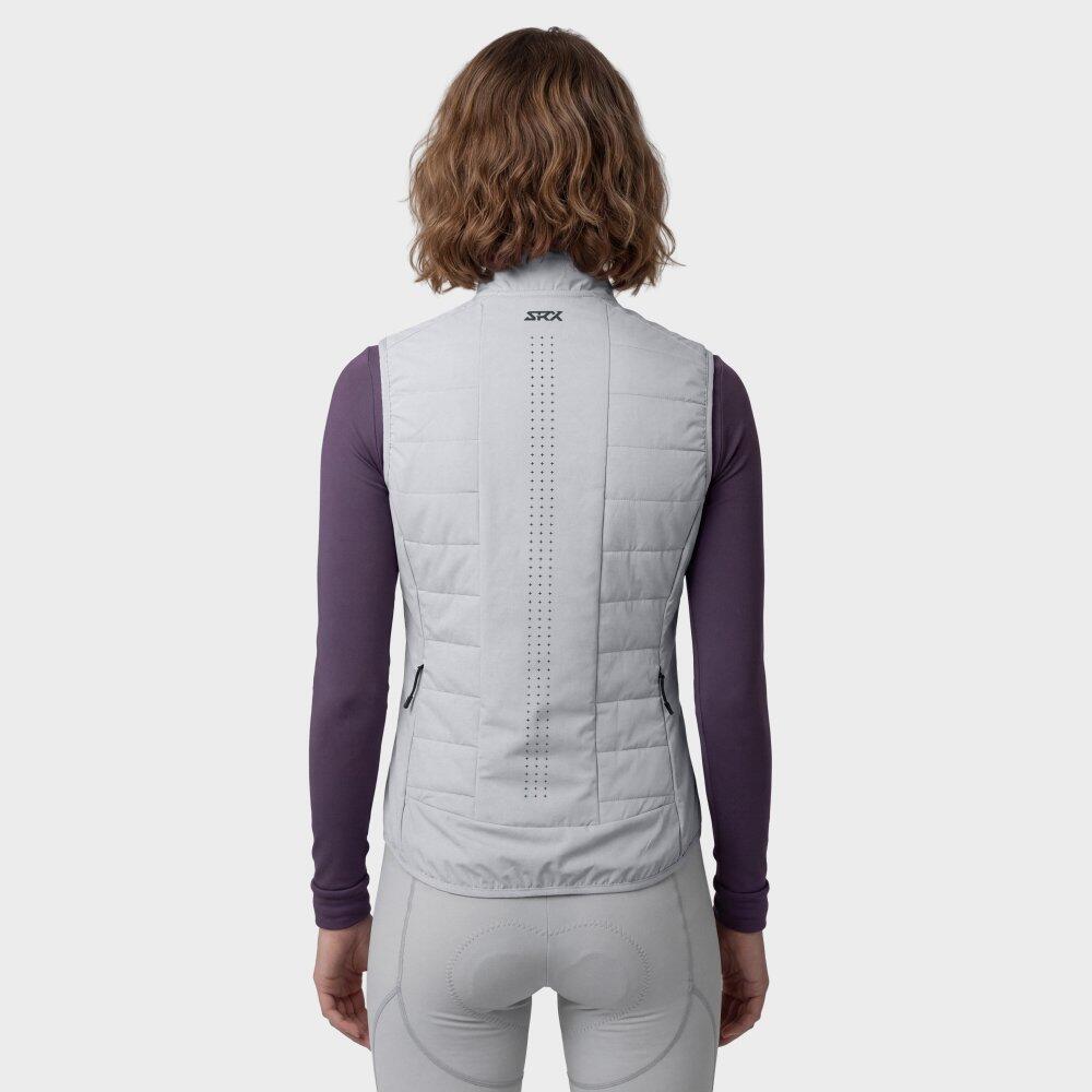 Gilet termico da ciclismo da donna SRX Ultra Warm-W Gray Grigio 6/8