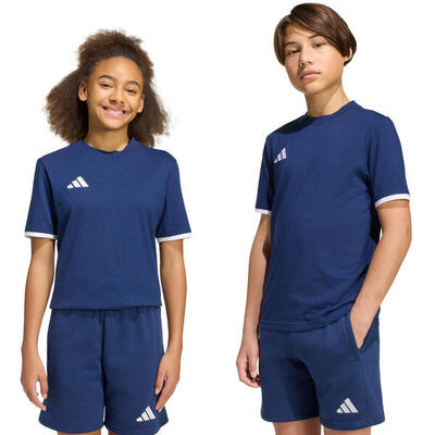 Adidas t-shirt voor kinderen korte mouw donkerblauw
