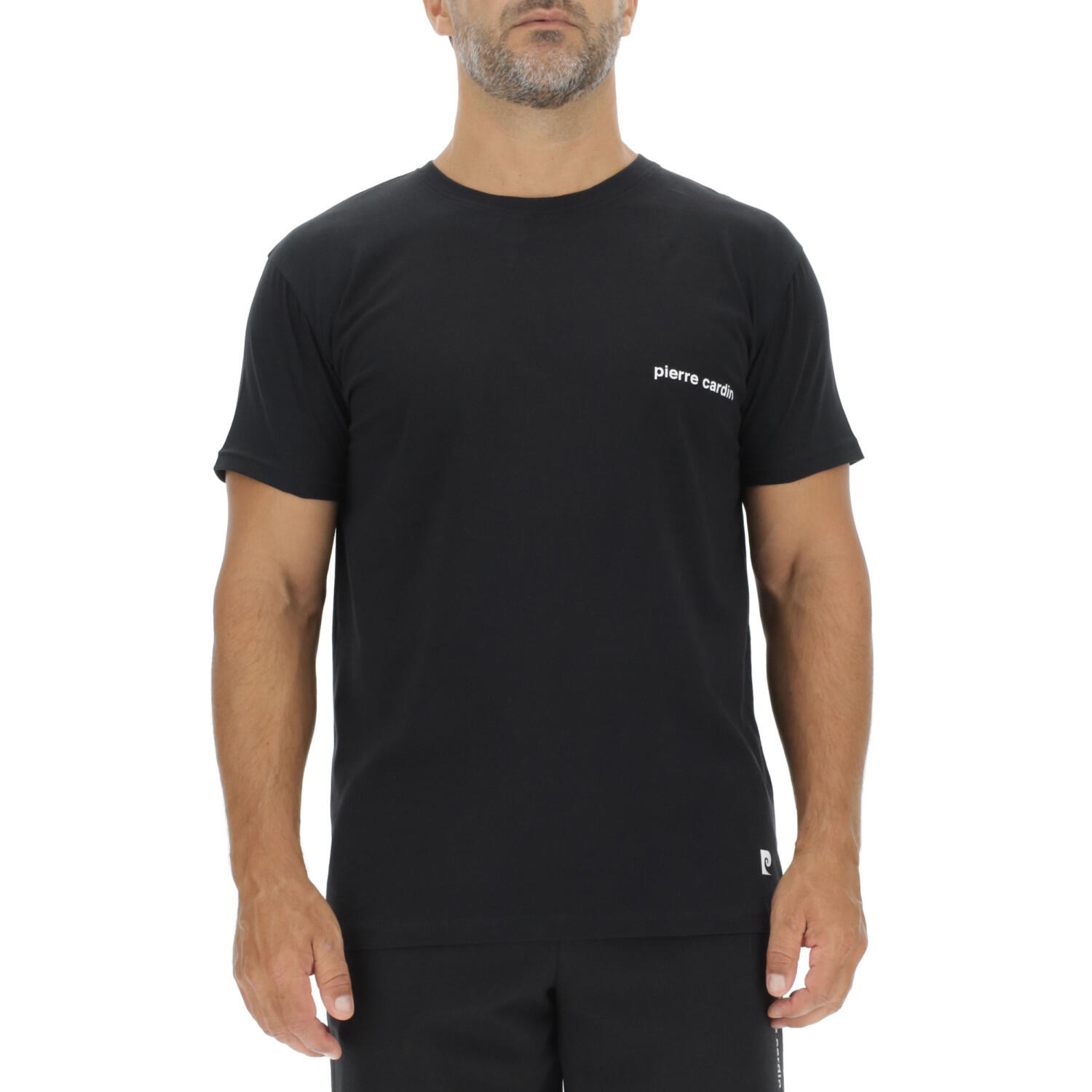 Lot de 3 T-shirts homme en coton uni col rond imprimé poitrine 2/5