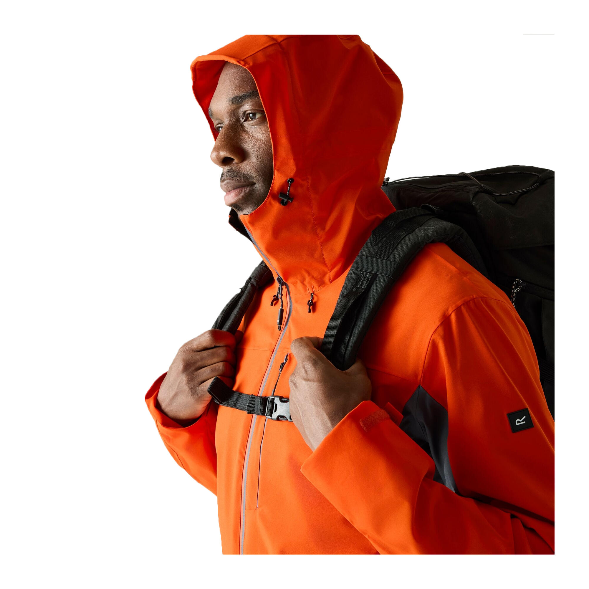 "Birchdale II" Jacke, wasserfest für Herren Dunkler Sturm/Rost/Orange 4/5