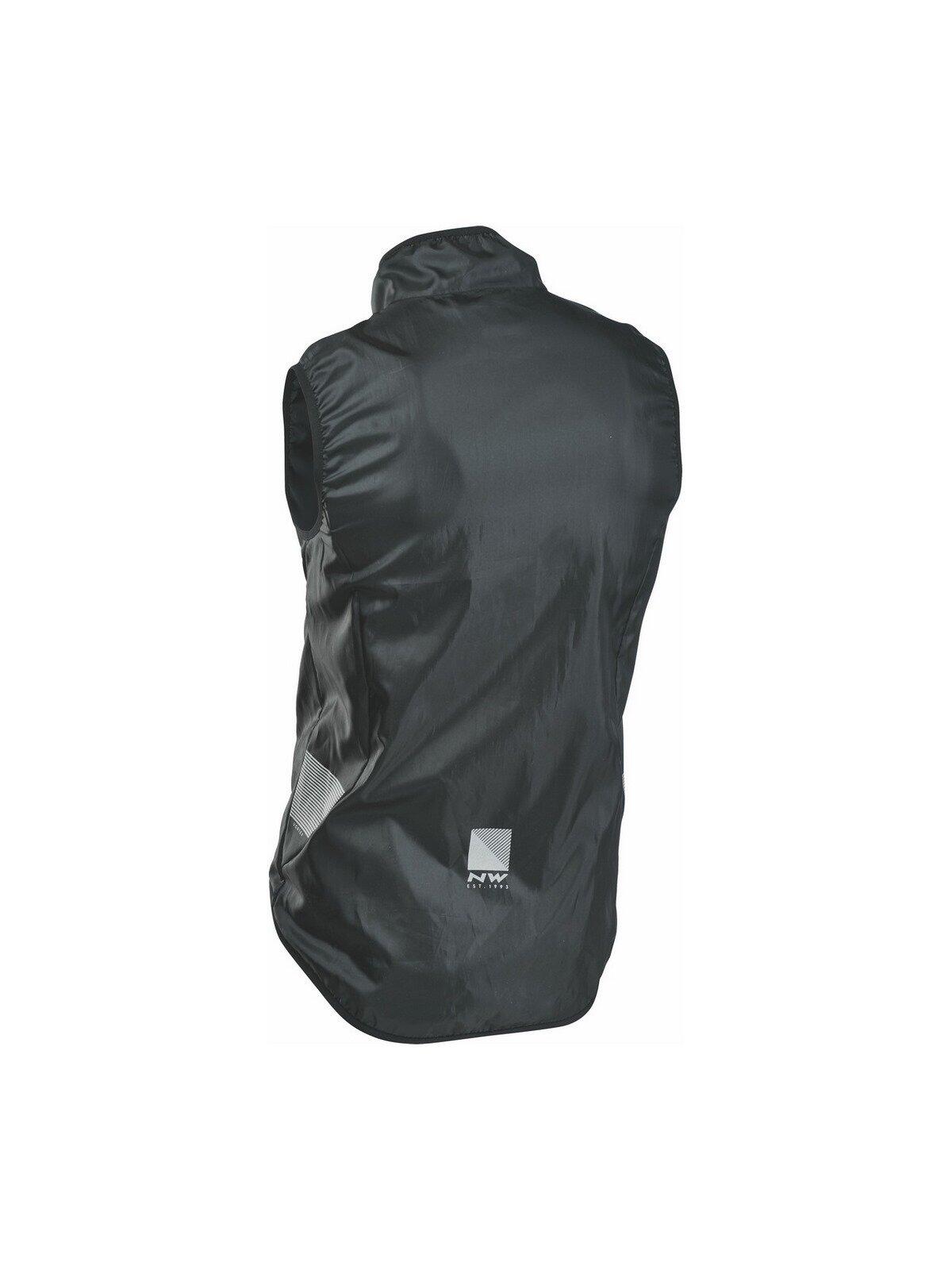 Cortavientos Chaleco Vortex  negro Northwave 2/3