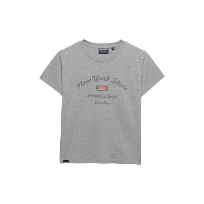 Dames-t-shirt superdry athletic essentials graphic