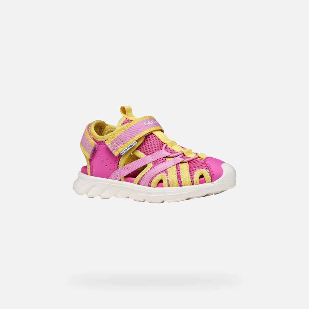 Sandales Fille SANDAL AIRADYUM GIRL Fuchsia/Jaune 4/7