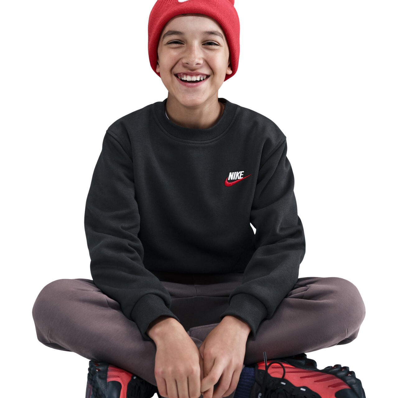 Felpa per bambini Nike Sportswear Club Fleece 3/7