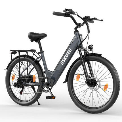 ESKUTE C100 Plus 26" elektrische stadsfiets met 36V 13Ah accu