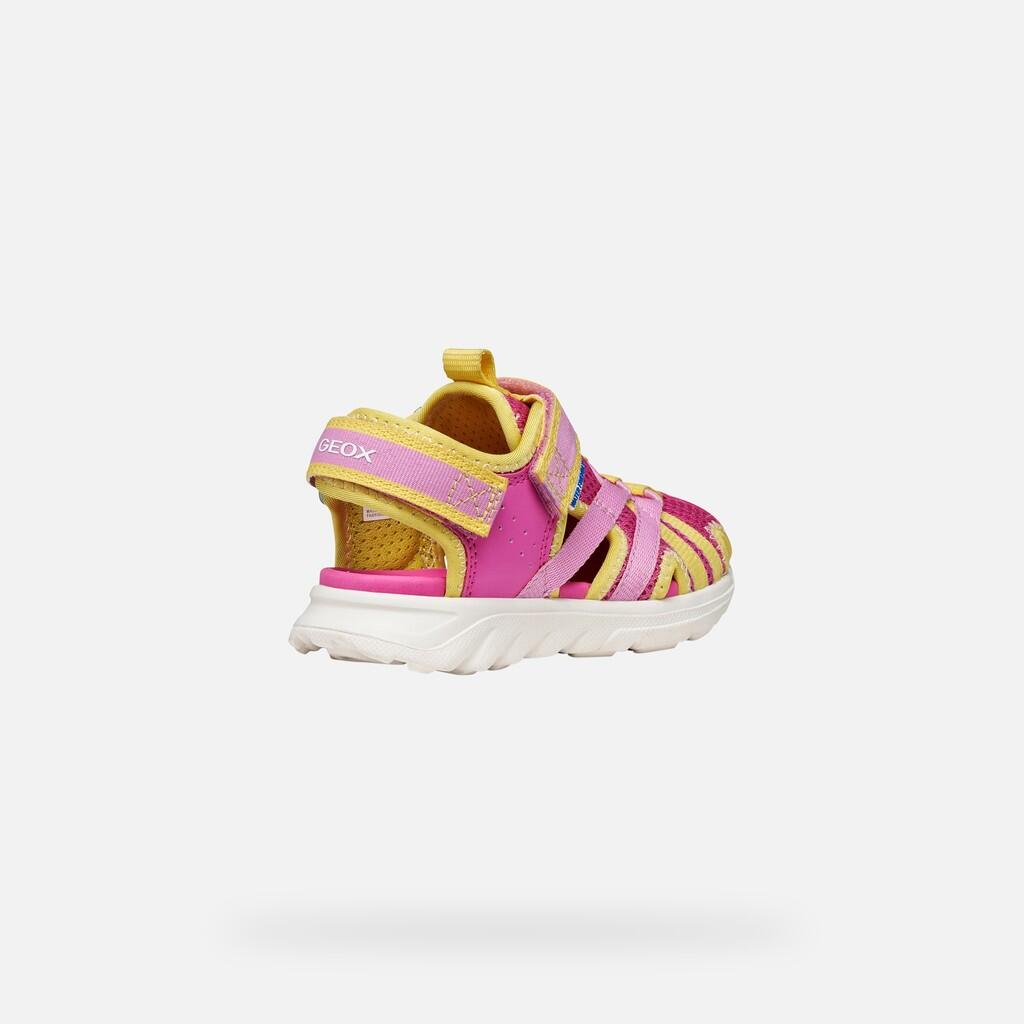 Sandales Fille SANDAL AIRADYUM GIRL Fuchsia/Jaune 6/7