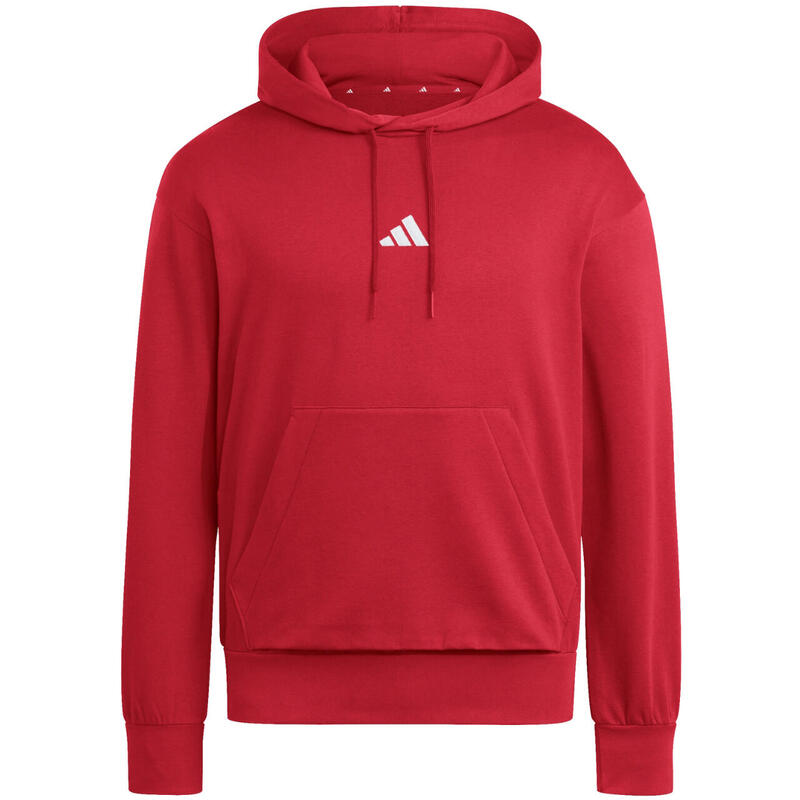 Hanorac adidas roșu cu glugă bărbați KC0907 bumbac
