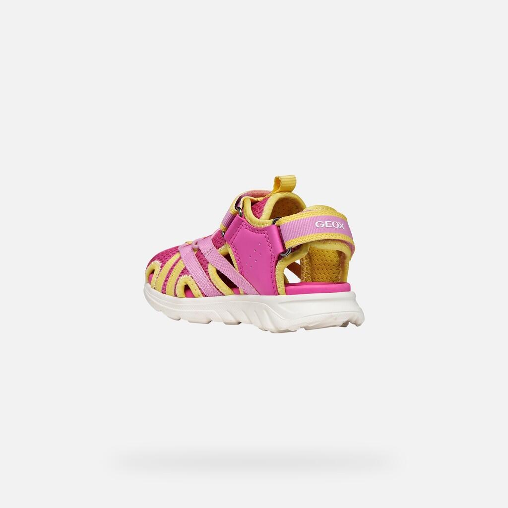 Sandales Fille SANDAL AIRADYUM GIRL Fuchsia/Jaune 5/7