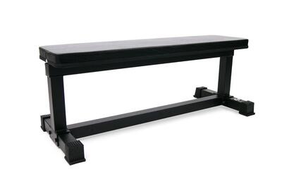 Flat bench heavy - zwart