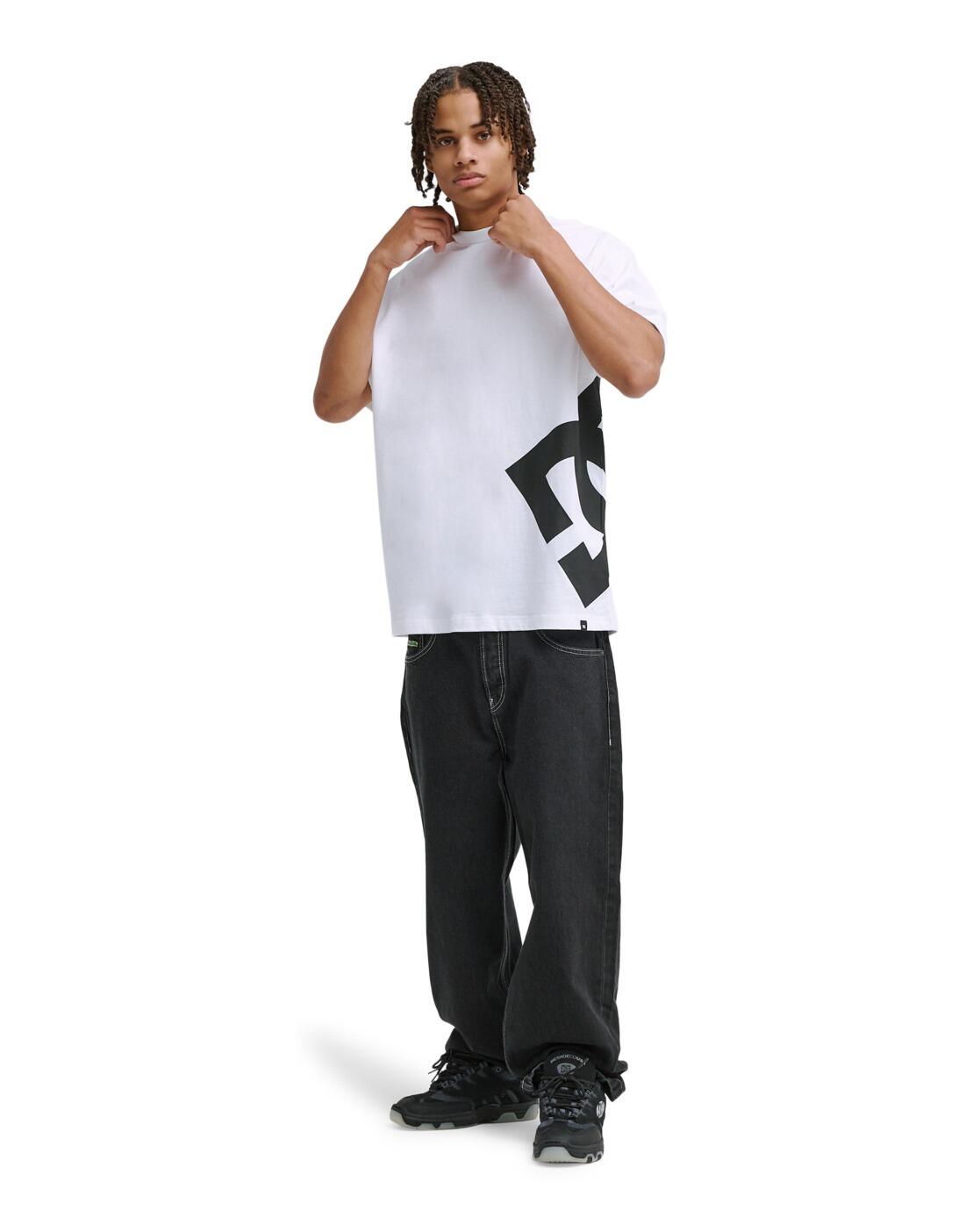 T-Shirt à manches courtes Blanc Homme 3/4