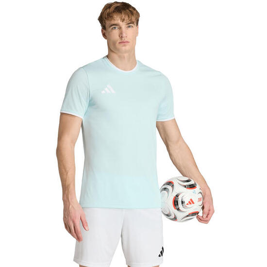 ADIDAS maillot de jeu homme bleu clair - manches courtes, 100% polyester