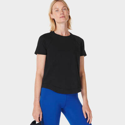 Sweaty betty breathe easy mesh t-shirt lichtroze xs