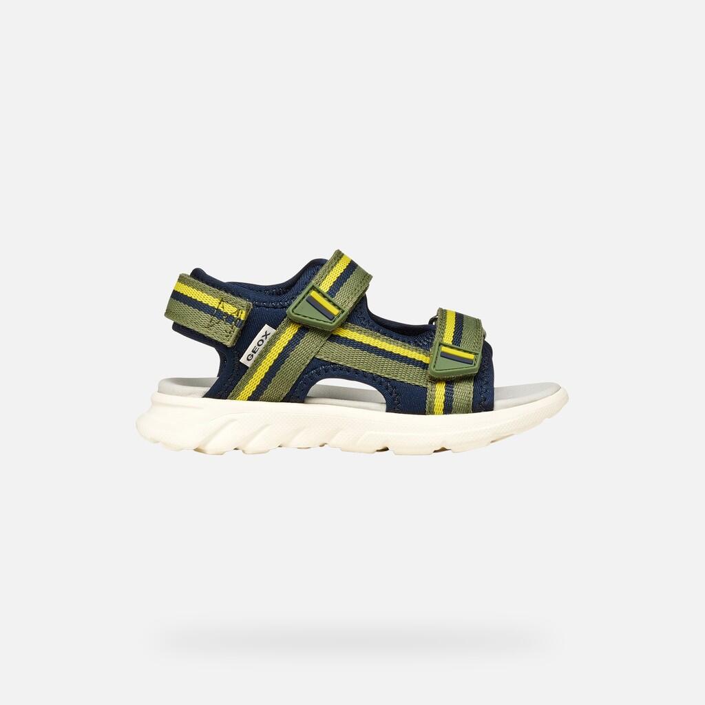 Sandales Garçon SANDAL AIRADYUM BOY Vert Militaire/Bleu Marine 2/7