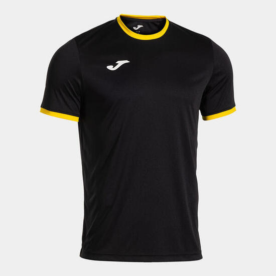 CAMISETA JOMA COMBI PREMIUM NEGRO AMARILLO