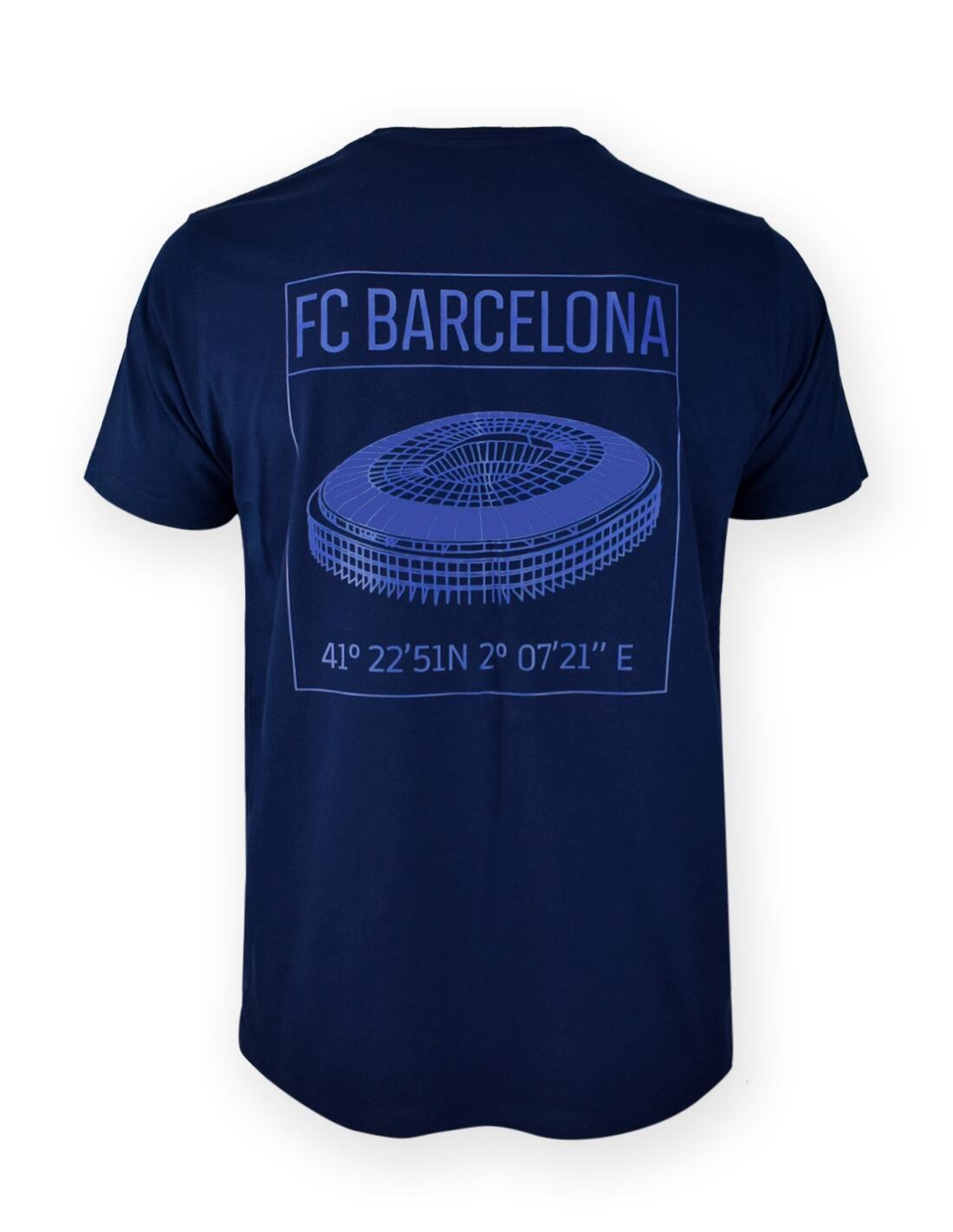 Camiseta FC Barcelona Camp Nou Azul Marino 2/3