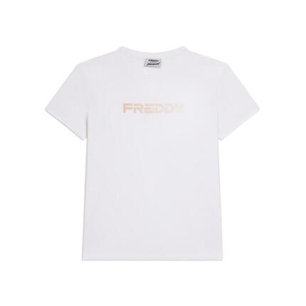 T-shirt coupe confortable avec logo FREDDY et slogan « Time Shine »