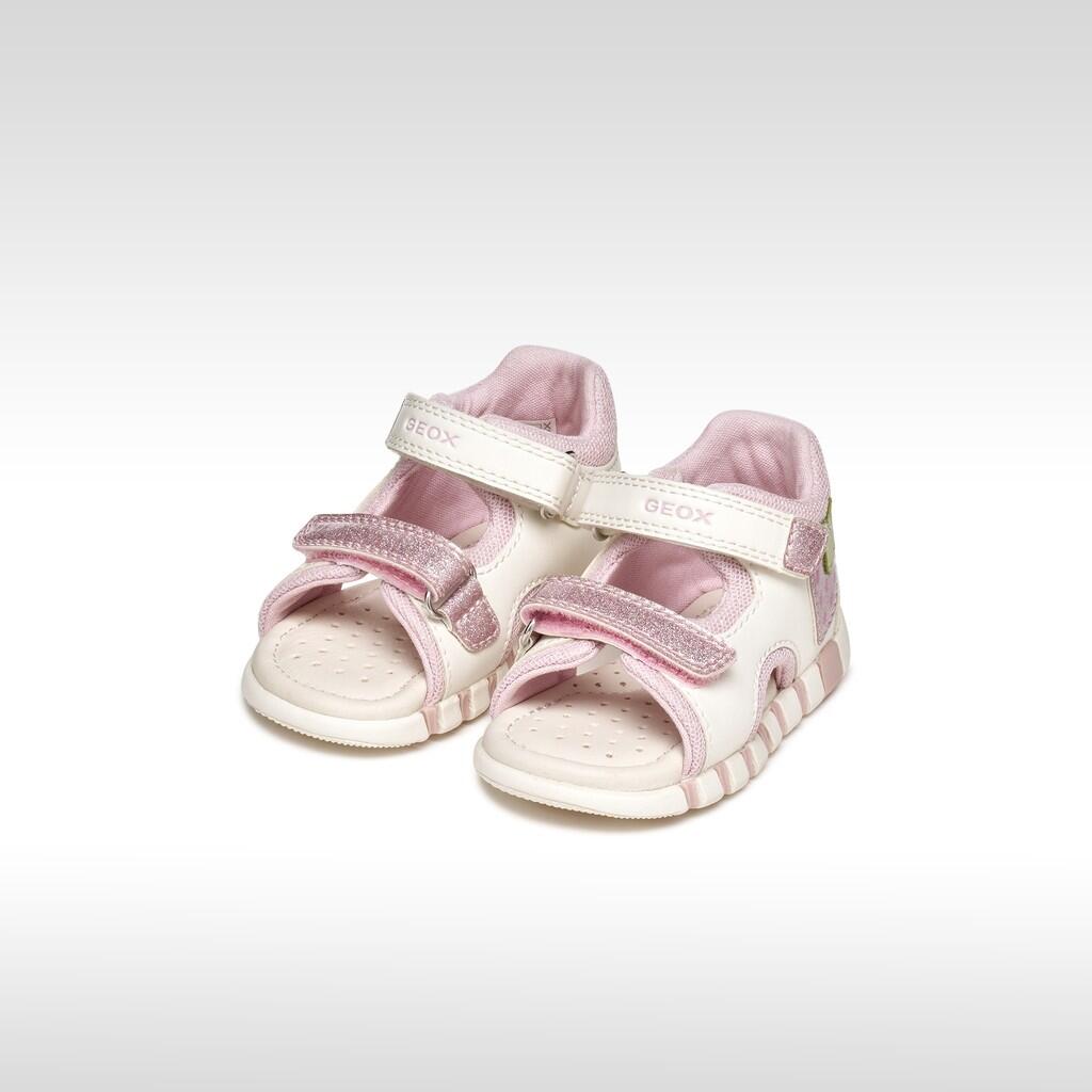 Sandales Bébé Fille B SANDAL IUPIDOO GIRL Blanc/Rose 3/7