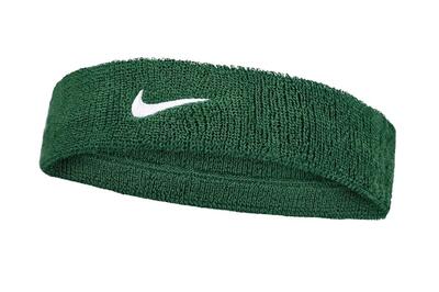 Klassieke swoosh hoofdband (groen/wit)