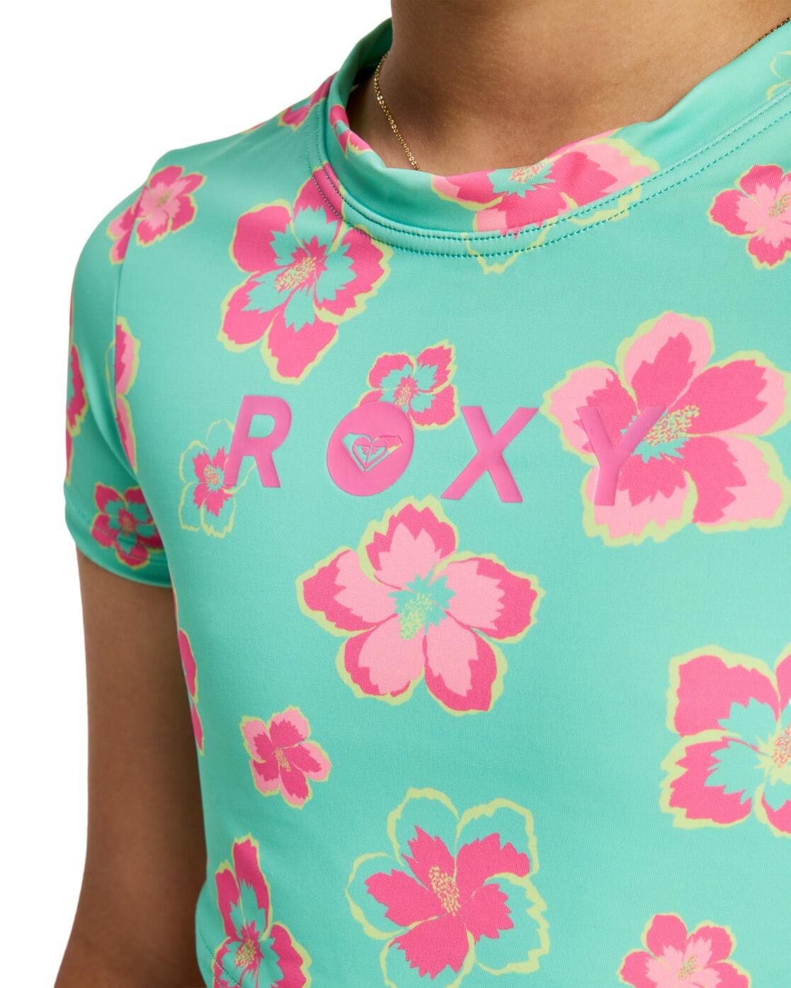 Kurzärmliges Rashguard-Set TROPICOOL Grün Mädchen 6-16 4/4