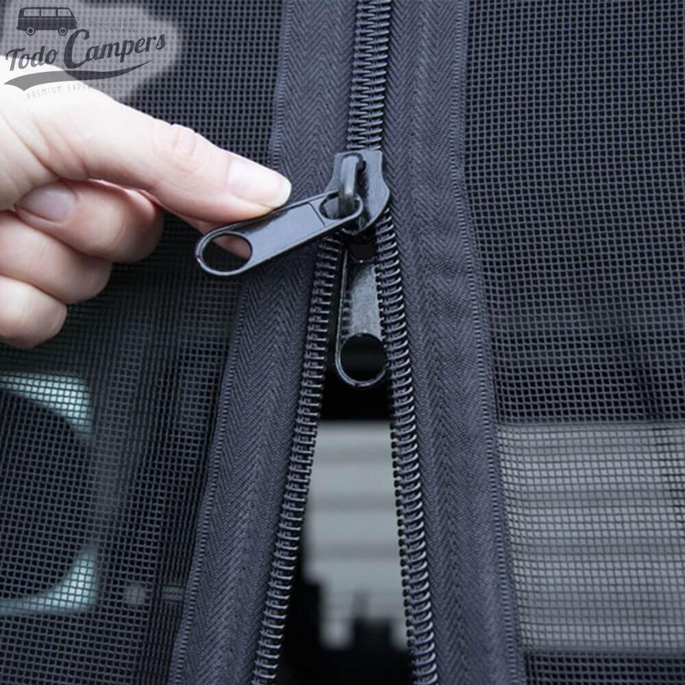 Mosquitera con imanes para puerta lateral de Ducato - H2 y H3 2/3