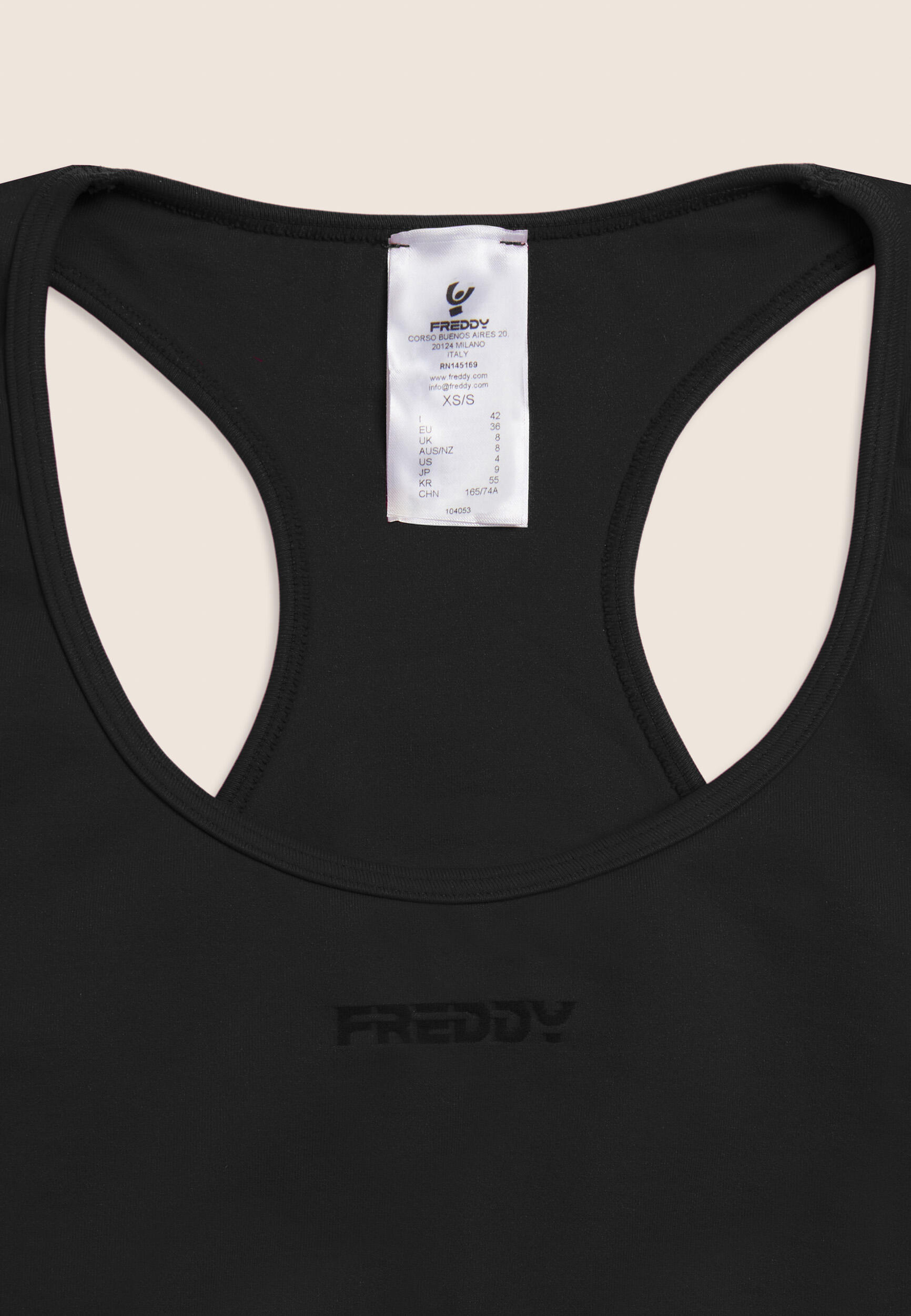Tuta Jumpsuit Seamless Short con cut-out sulla schiena 3/3