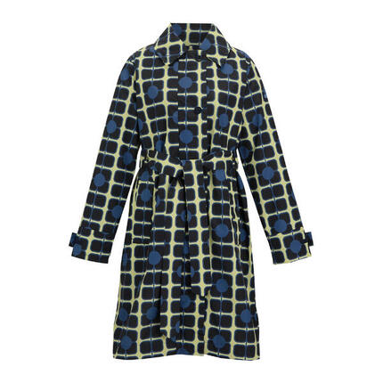 Trench Imperméable Motif/style Fleur Géante ORLA KIELY Femme (Bleu Marine)