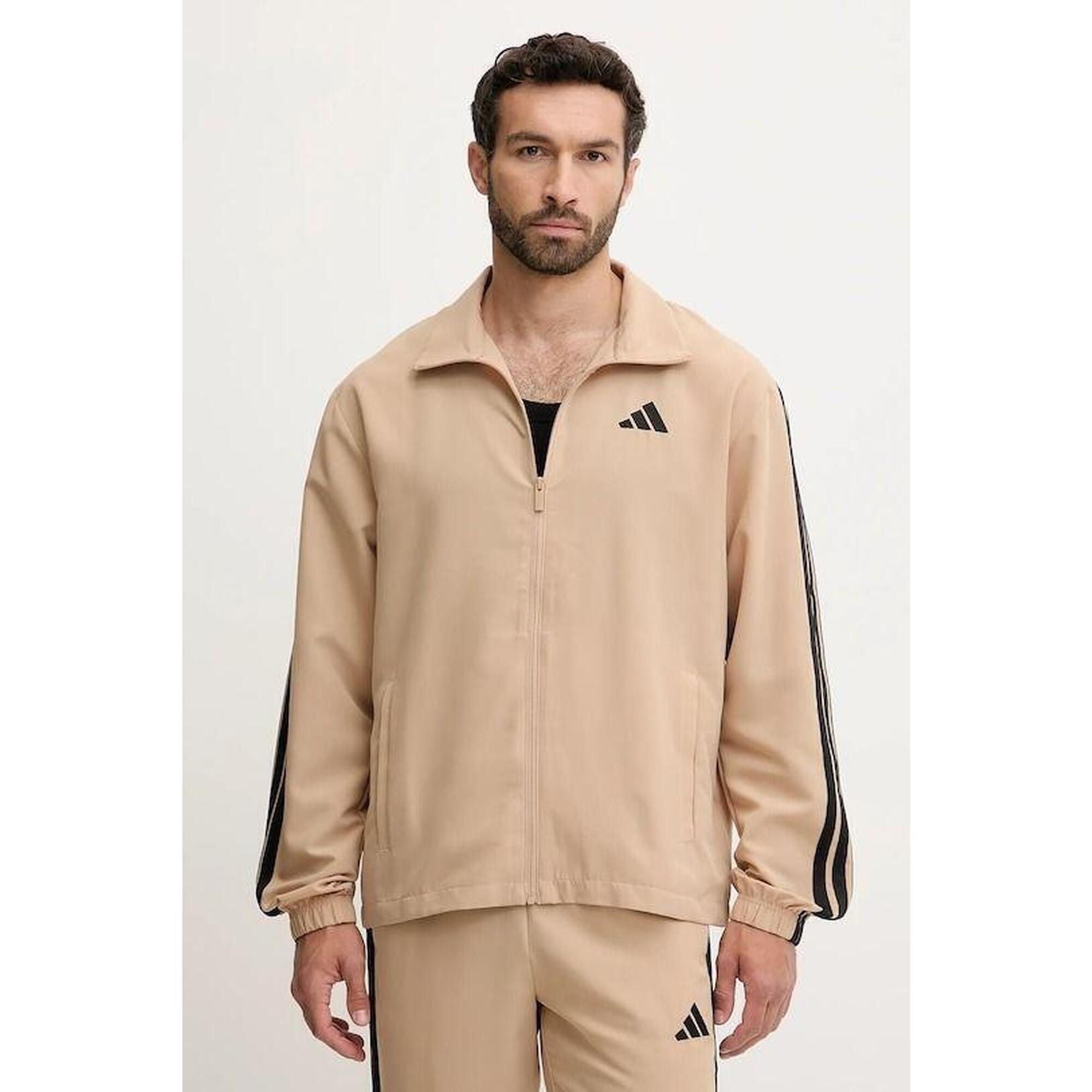 Hanorac pentru bărbați adidas Sportswear Basic 3-Stripes Woven
