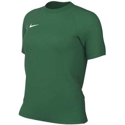 Maillot de jeu femme NIKE Dri-FIT vert - manches courtes, 100% polyester
