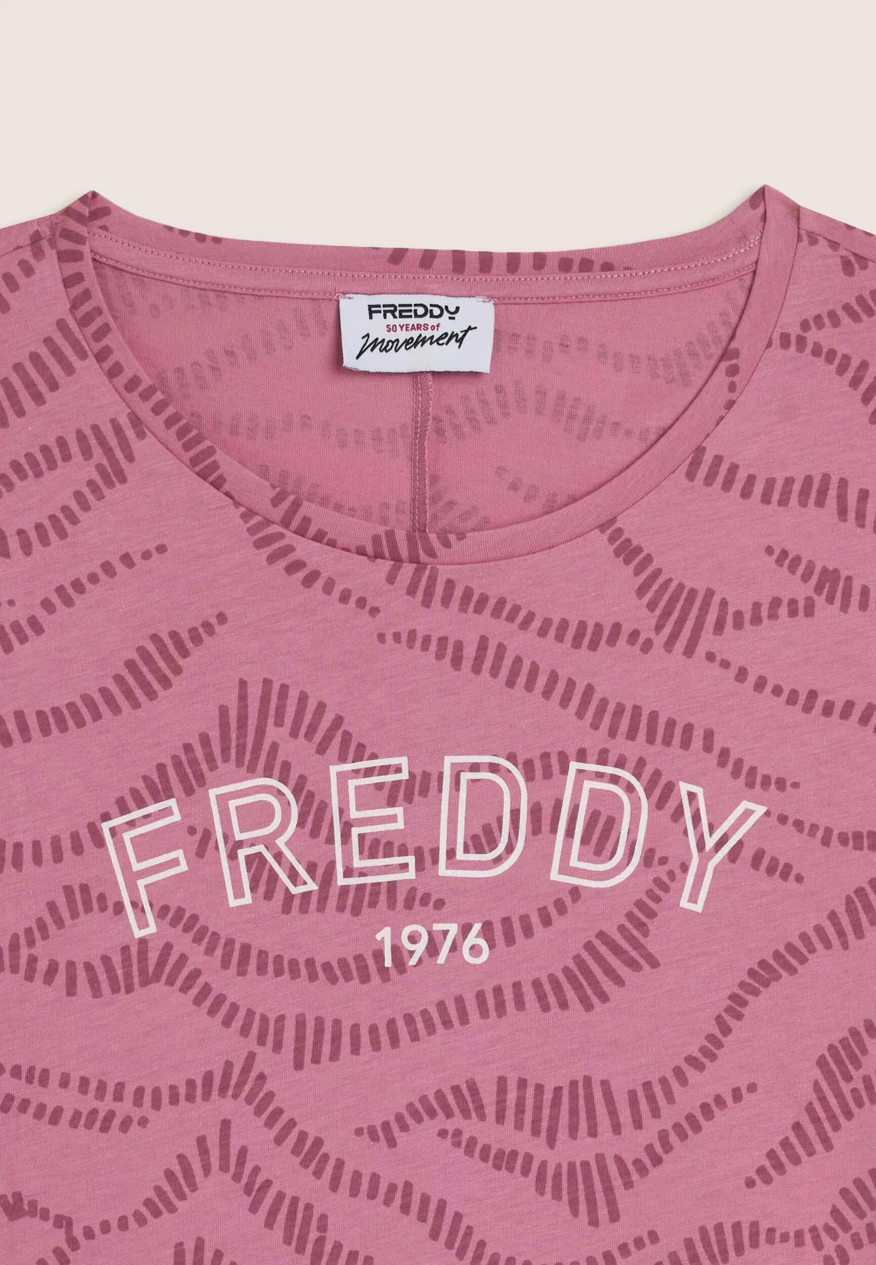 Camiseta estampada con el logotipo FREDDY 1976 3/3