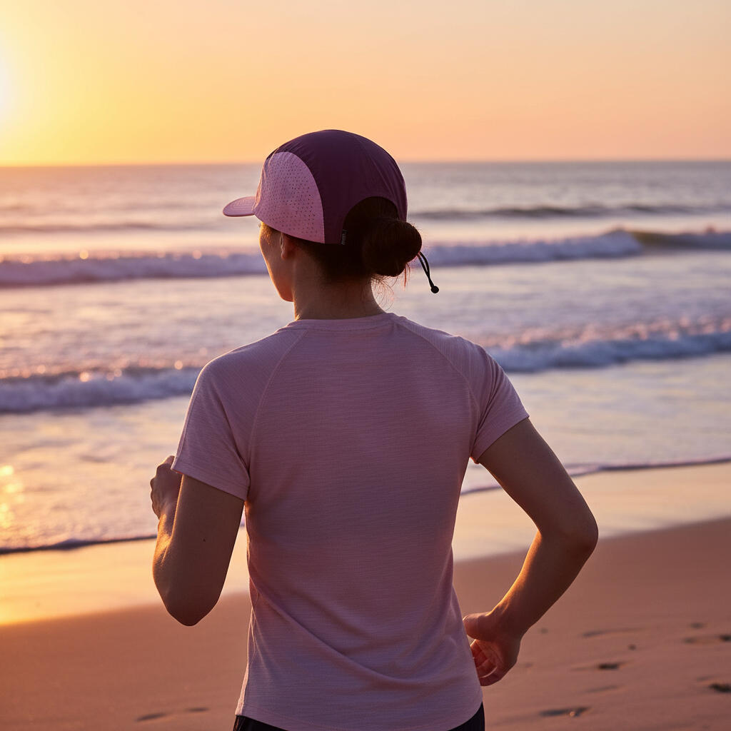 Casquette de Running Mauve – Ultra légère, Respirante et Séchage Rapide 5/5