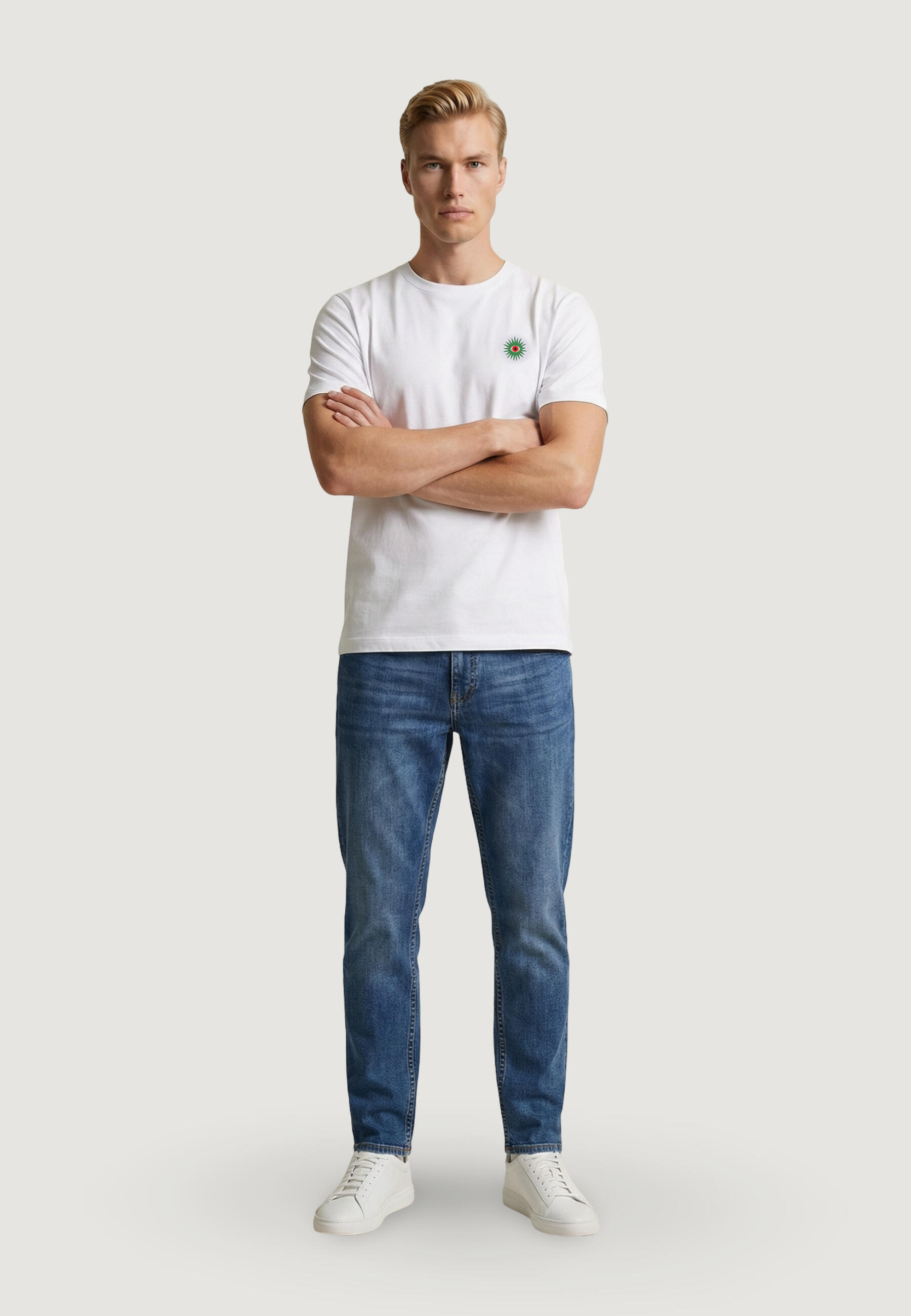 T-shirt maniche corte Uomo Onsfred Life Eye Rlx Ss Tee Bianco 5/5