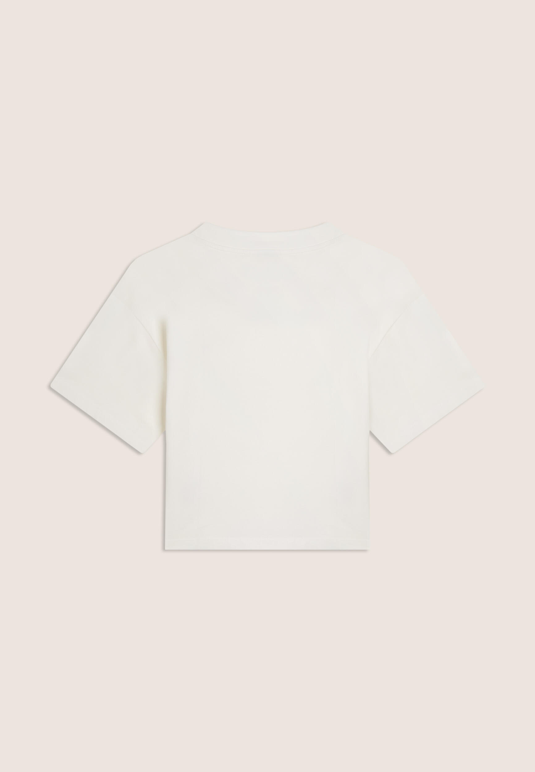 T-shirt Cropped in Jersey di Cotone con Logo FREDDY 2/3