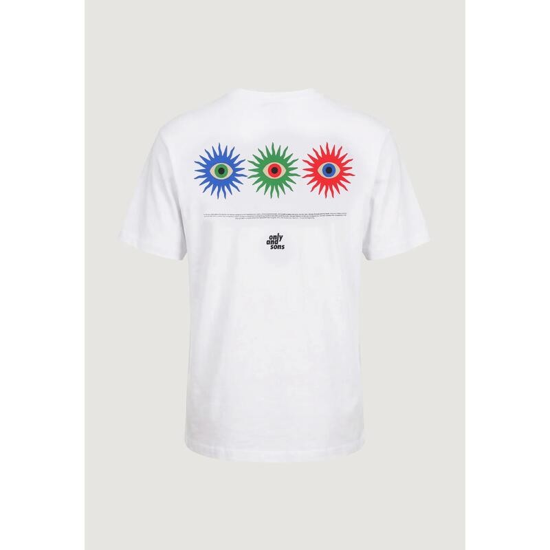 Tricou crop top Onsfred Life Eye Rlx Ss Tee  BĂRBAŢI