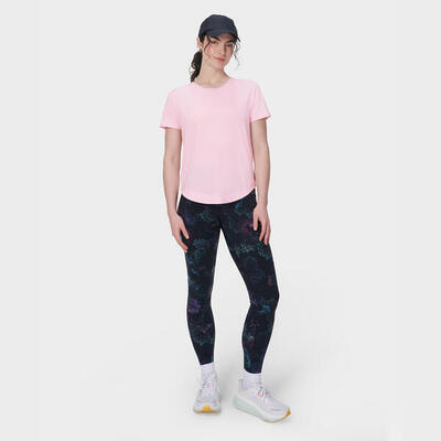 Sweaty betty breathe easy mesh t-shirt lichtroze xs