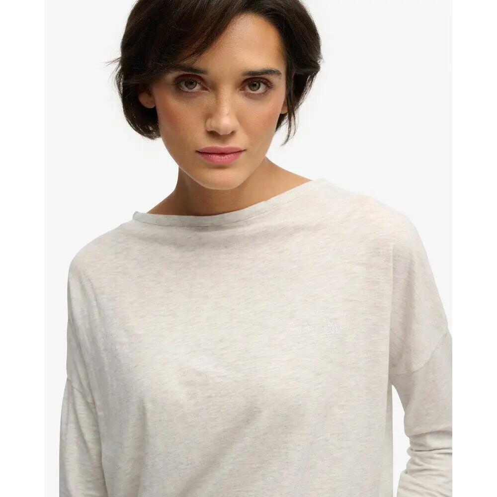 T-shirt col bateau et manches longues femme Superdry 6/7