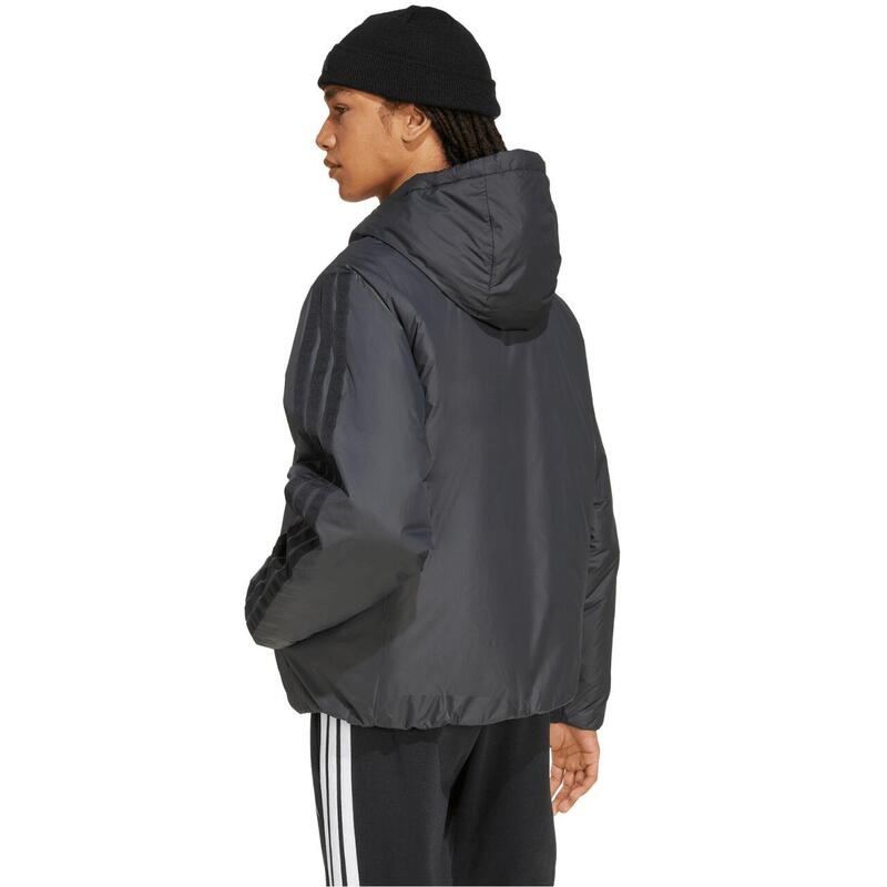 Jacheta pentru bărbați adidas Essentials Climawarm 3 Stripes Insulated Hooded