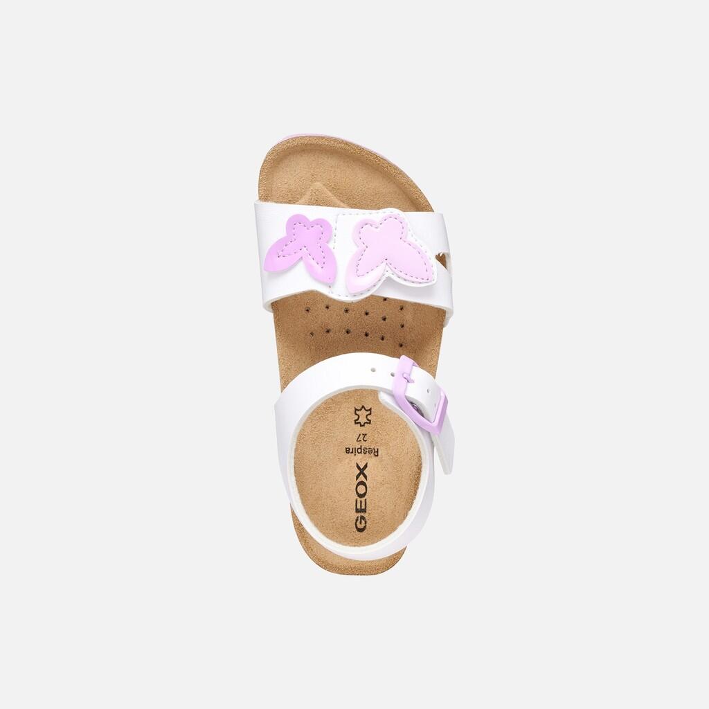 Sandales Fille J ADRIEL GIRL Blanc/Rose 7/7