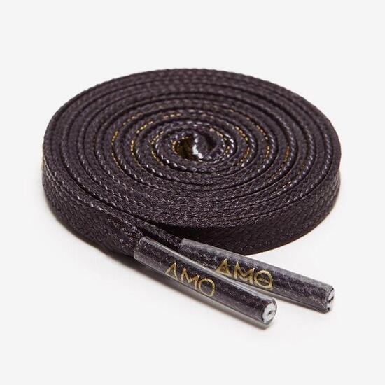 AMO Performance Grip Lacets 100 cm - noir jet/or métallique