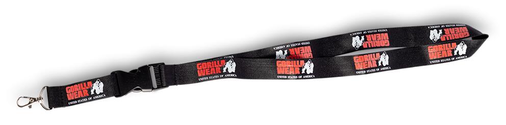 Eloy Lanyard - Noir/Rouge 2/3