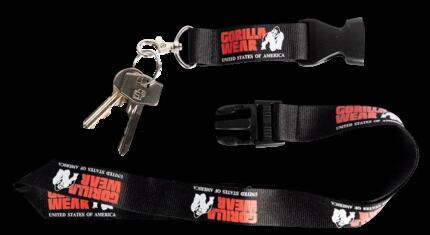 Eloy Lanyard - Zwart/Rood