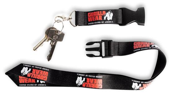 Eloy Lanyard - Zwart/Rood