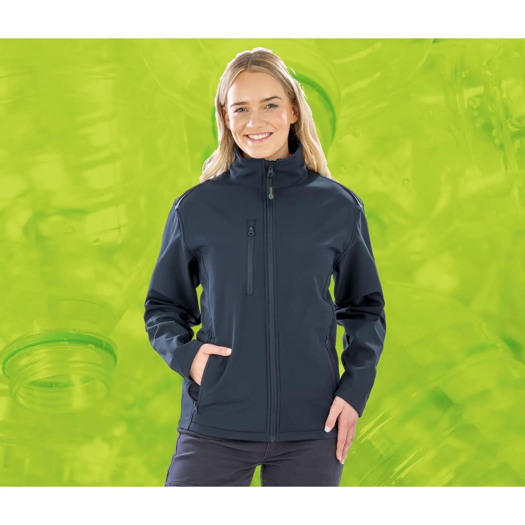 Chaqueta softshell 3 capas en poliéster reciclado mujer Result 3/3