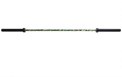 Barre Olympique avec Revêtement Camouflage - 20 kg