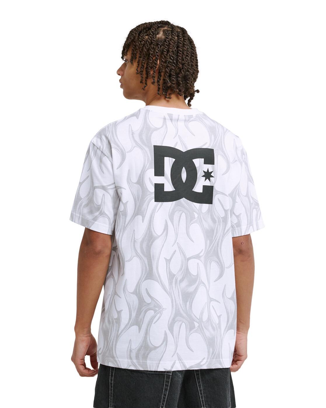 Camiseta de manga corta DC LIQUID FUEGO Blanco Hombre 2/4