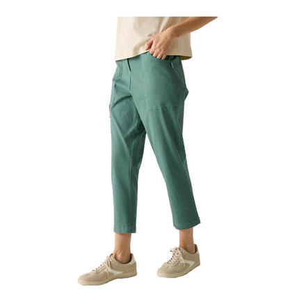 Pantacourt Effet Jean À Taille Semiélastiquée SHOREBELLA Femme (Bleu Marine)