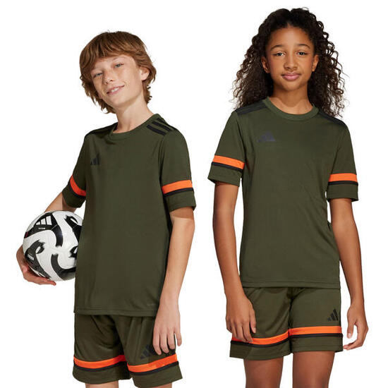 T-shirt enfant adidas Squadra 25 manches courtes, 100% polyester recyclé