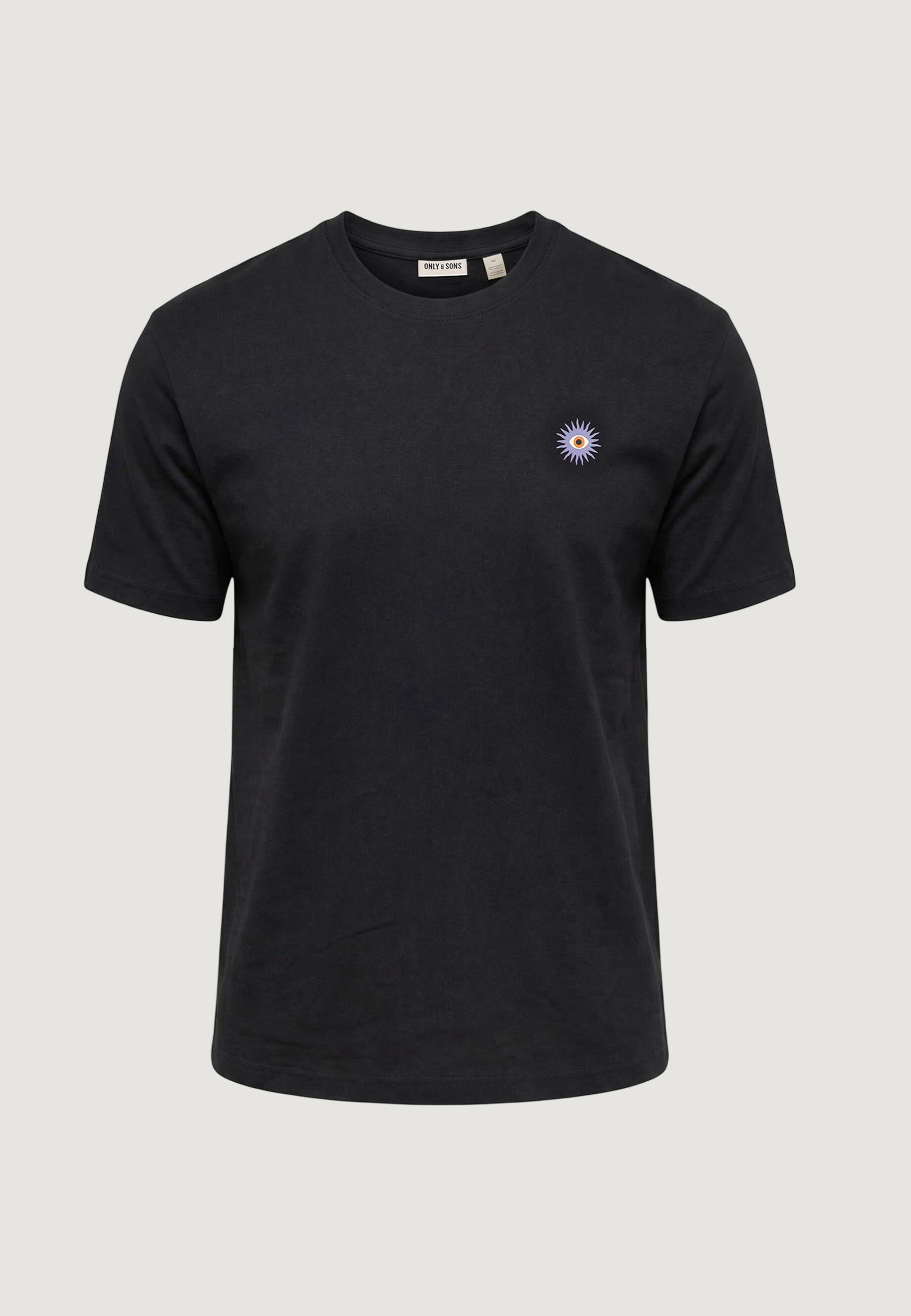 MEN'S Crop Top Onsfred Life Eye Rlx Ss Tee SCHWARZ 3/5